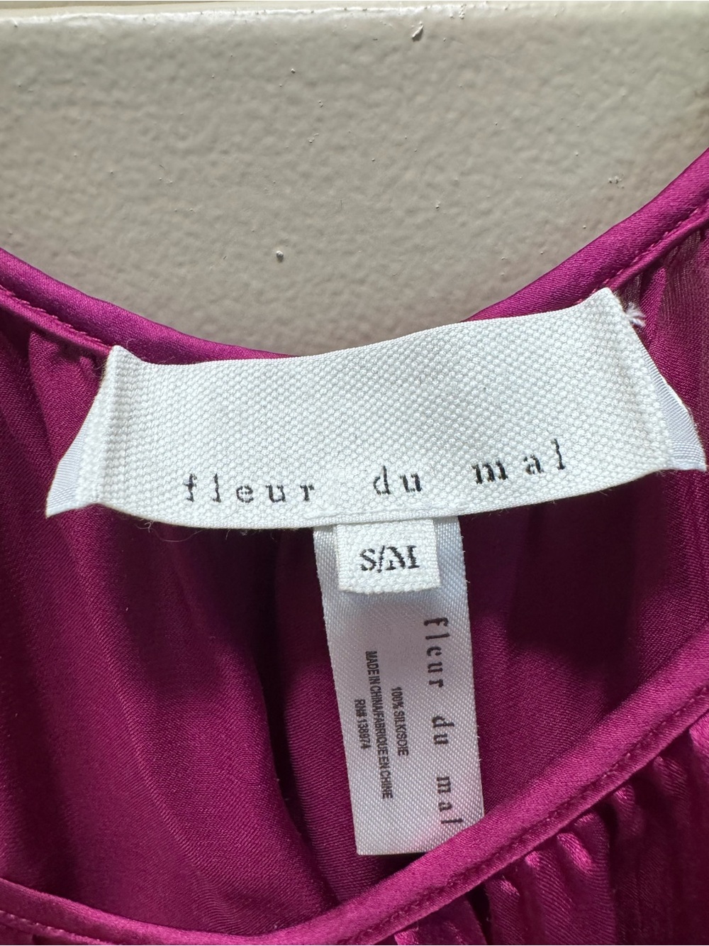 Fleur De Mal silk Romper - Picture 2 of 2